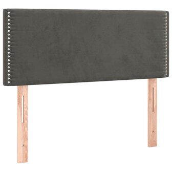 Hoofdbord 100x5x78/88 cm fluweel donkergrijs 8720287147633 2