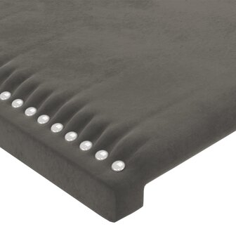 Hoofdbord 100x5x78/88 cm fluweel donkergrijs 8720287147633 4