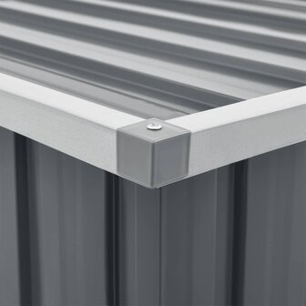 Tuinbox 129x67x65 cm grijs 8719883811123 6