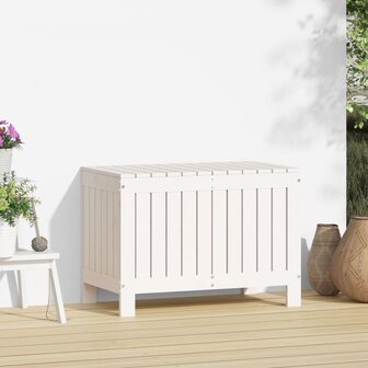 Tuinbox 76x42,5x54 cm massief grenenhout wit 8721012122659 3