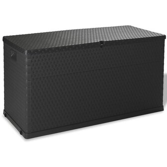 Tuinbox 120x56x63 cm polypropeen rattan antracietkleurig 8718475590491 1