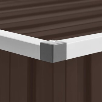 Tuinbox 129x67x65 cm bruin 8719883811147 6