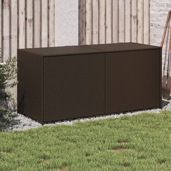Tuinbox 283 L poly rattan bruin 8721012243552 1