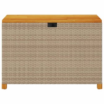 Tuinbox 110x55x63 cm poly rattan en acaciahout beige 8721012308237 4
