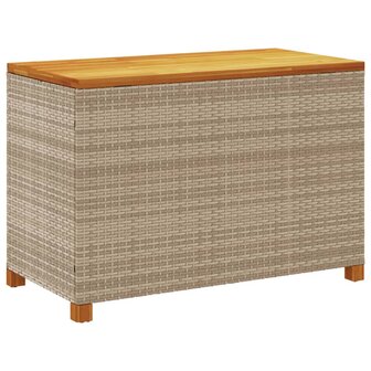 Tuinbox 110x55x63 cm poly rattan en acaciahout beige 8721012308237 6