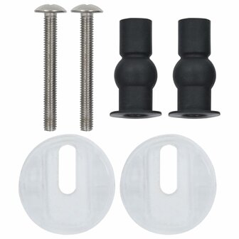 Toiletbril met soft-close deksel oud hout MDF 8718475722830 8