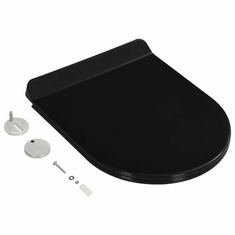 Toiletbril soft-close met quick-release ontwerp zwart 8719883596198 3