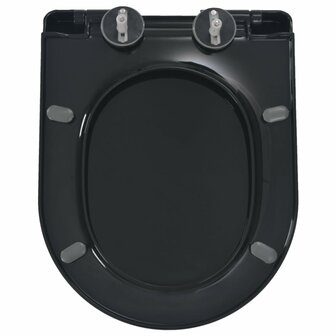 Toiletbril soft-close met quick-release ontwerp zwart 8719883596198 5