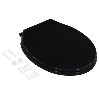Toiletbril soft-close met quick-release ontwerp zwart 8719883596228 3