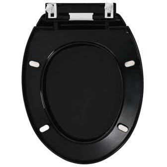 Toiletbril soft-close met quick-release ontwerp zwart 8719883596228 5