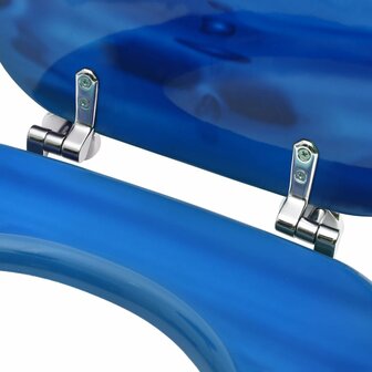 Toiletbril met deksel waterdruppel MDF blauw 8720286028513 7