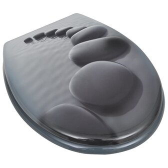 Toiletbrillen met deksels 2 st stenen MDF 8718475796893 2