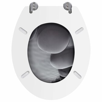 Toiletbrillen met deksels 2 st stenen MDF 8718475796893 5