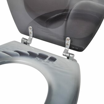 Toiletbrillen met deksels 2 st stenen MDF 8718475796893 6