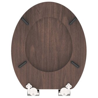 SCH&Uuml;TTE Toiletbril met soft-close DARK WOOD MDF 4008431801933 5