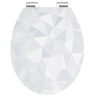 SCH&Uuml;TTE Toiletbril met soft-close DIAMOND MDF hoogglans 4008431805450 1