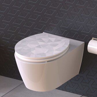 SCH&Uuml;TTE Toiletbril met soft-close DIAMOND MDF hoogglans 4008431805450 2