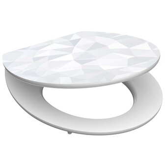 SCH&Uuml;TTE Toiletbril met soft-close DIAMOND MDF hoogglans 4008431805450 4