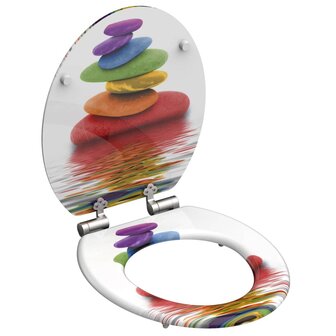 SCH&Uuml;TTE Toiletbril met soft-close COLORFUL STONES 4008431801209 1