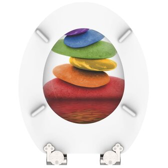 SCH&Uuml;TTE Toiletbril met soft-close COLORFUL STONES 4008431801209 4