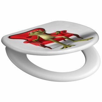 SCH&Uuml;TTE Toiletbril met soft-close FROG KING 4008431821900 1