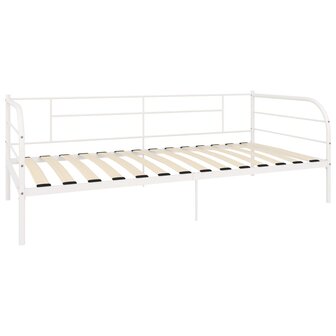 Bedbankframe metaal wit 90x200 cm 8719883989464 3