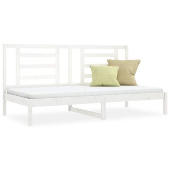 Slaapbank 80x200 cm massief grenenhout wit 8720287091097 2