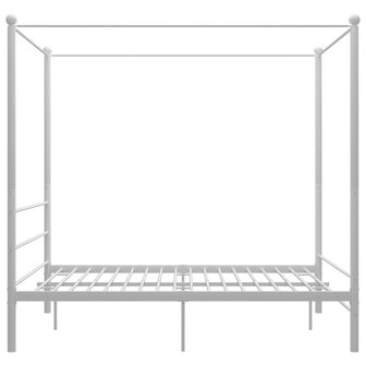 Hemelbedframe metaal wit 160x200 cm 8720286163795 3
