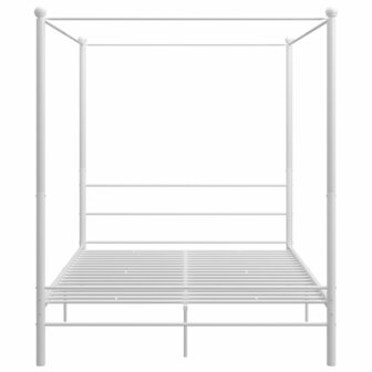 Hemelbedframe metaal wit 160x200 cm 8720286163795 4