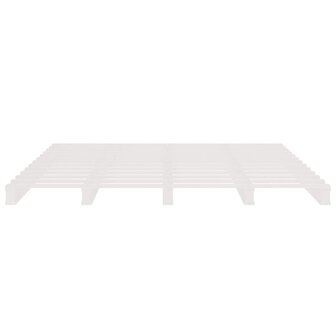 Palletbed massief grenenhout wit 120x190 cm 8720287140139 5