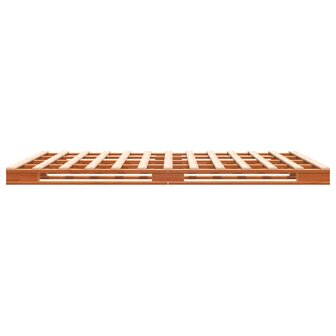 Palletbed massief grenenhout wasbruin 140x200 cm 8721012315297 5
