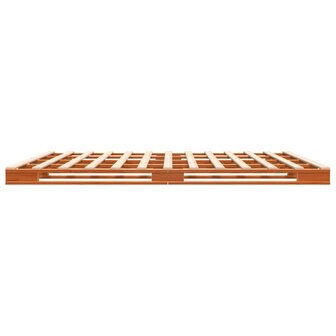 Palletbed massief grenenhout wasbruin 180x200 cm 8721012315303 5