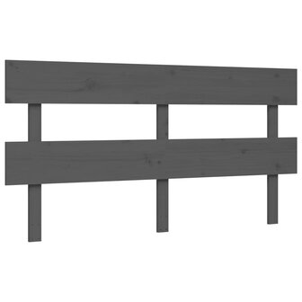 Seniorenbed met hoofdbord massief hout grijs 8720845405281 8