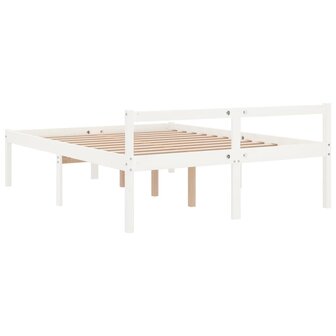 Seniorenbed massief grenenhout wit 140x200 cm 8720286878248 6