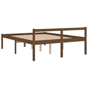 Seniorenbed massief grenenhout honingbruin 150x200 cm 8720286878316 6