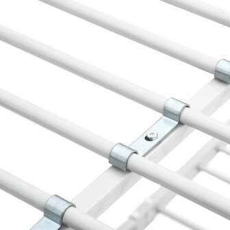 Stapelbedframe metaal wit 140x200 cm/90x200 cm 8719883825373 6