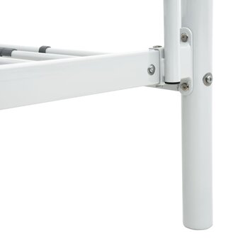 Stapelbedframe metaal wit 140x200 cm/90x200 cm 8719883825373 7