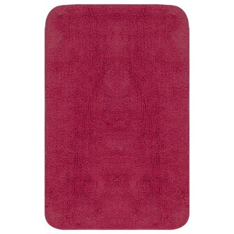 Badmattenset stof fuchsia 3-delig 8718475603467 2