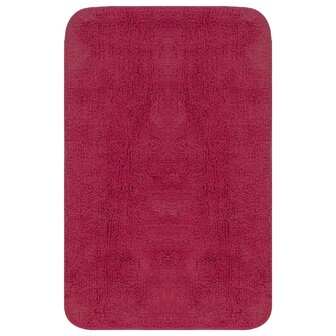 Badmattenset stof fuchsia 2-delig 8718475603542 2