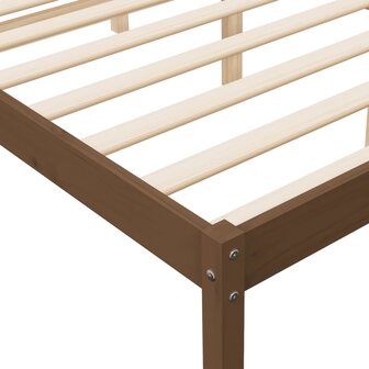 Seniorenbed massief grenenhout honingbruin 200x200 cm 8720286878460 7