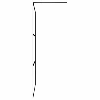 Inloopdouchewand transparant 80x195 cm ESG-glas zwart 8720286288580 4