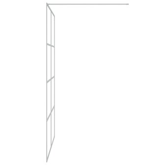 Inloopdouchewand 140x195 cm transparant ESG-glas zilverkleurig 8720287052364 4