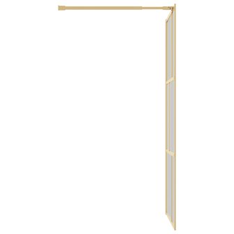 Inloopdouchewand transparant 90x195 cm ESG-glas goudkleurig 8720845942045 4