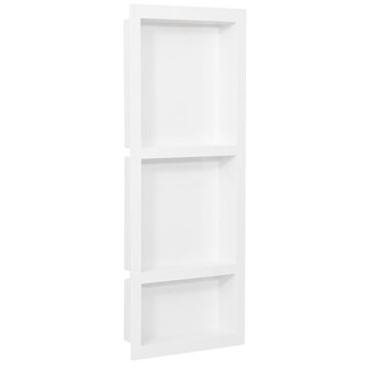 Douchenis met 3 vakken 41x99x9 cm matwit 8720286802861 1