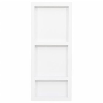 Douchenis met 3 vakken 41x99x9 cm matwit 8720286802861 2