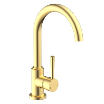 SCH&Uuml;TTE Keukenmengkraan met ronde uitloop CORNWALL matgoud 4008431092249 1