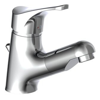 SCH&Uuml;TTE Wastafelmengkraan met uittrekbare uitloop ATTICA chroomkleurig 4008431221502 3