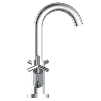 SCH&Uuml;TTE Wastafelmengkraan tweeknops ELIOT chroomkleurig 4008431792101 4