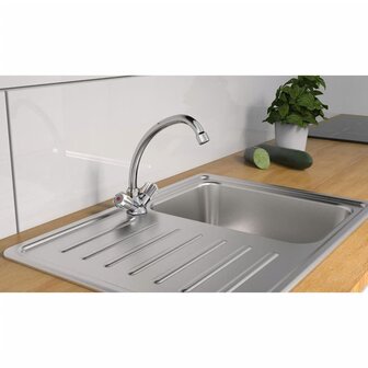 SCH&Uuml;TTE Wastafelmengkraan tweeknops BRILLANT chroomkleurig 4008431571102 1