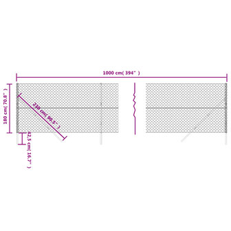 Gaashek 1,8x10 m groen 8720845771232 5